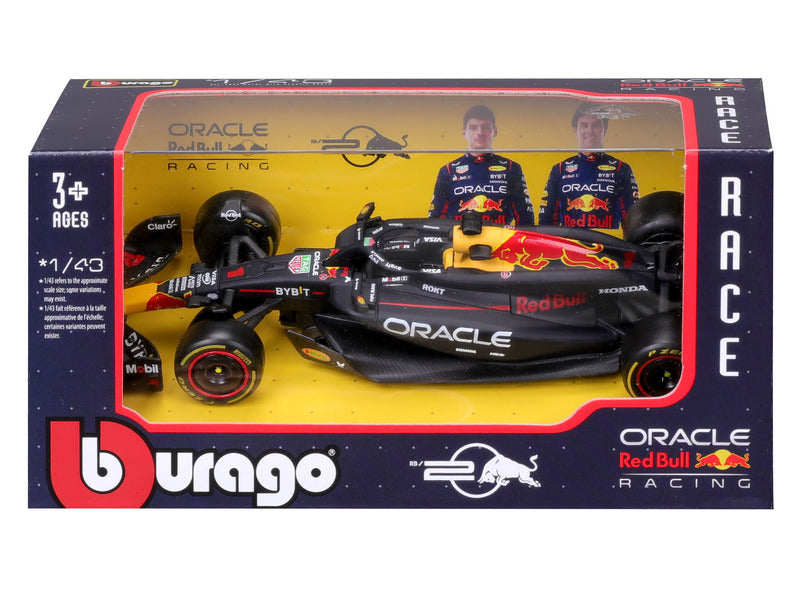 Red Bull Racing Modellauto Max Verstappen RB20 Bburago Blau