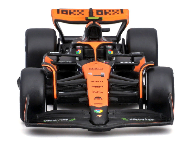 McLaren Modellauto - Bburago Lando Norris MCL38 im Miami-Design
