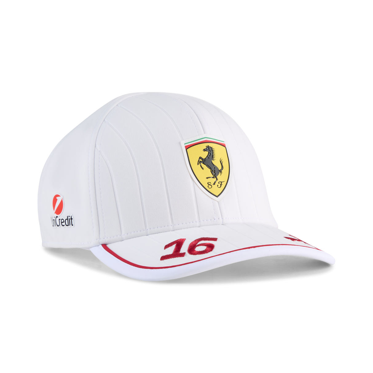 Ferrari, Charles Leclerc, Baseballkappe, weiß 🔥