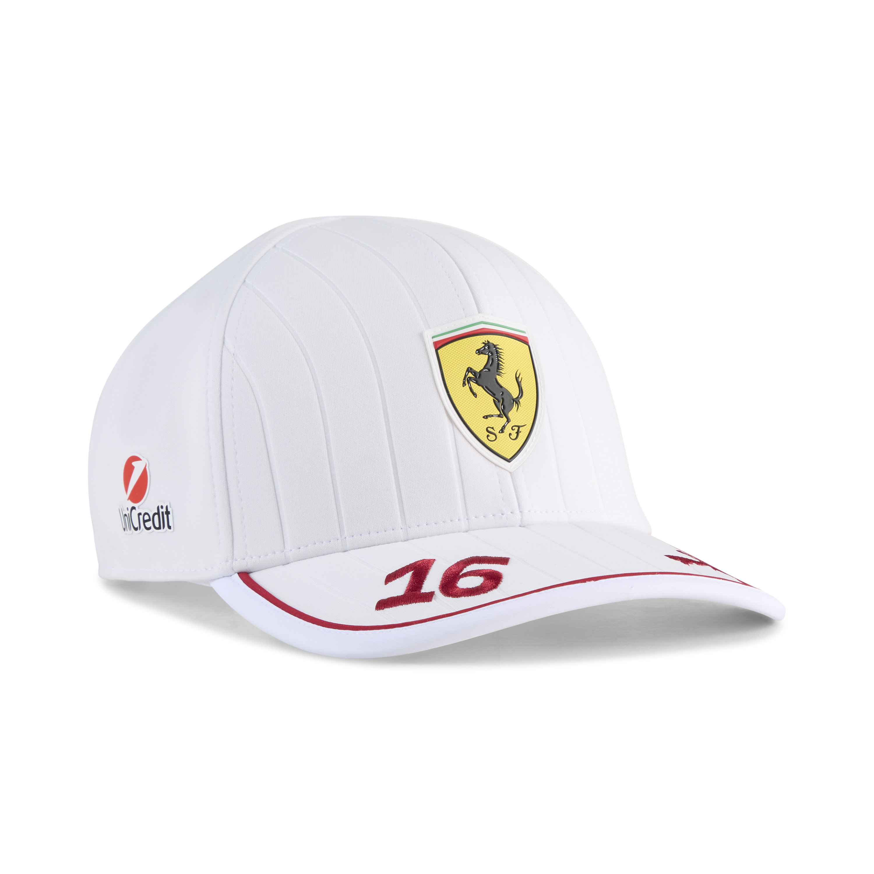 Ferrari, Charles Leclerc, Baseballkappe, weiß 🔥