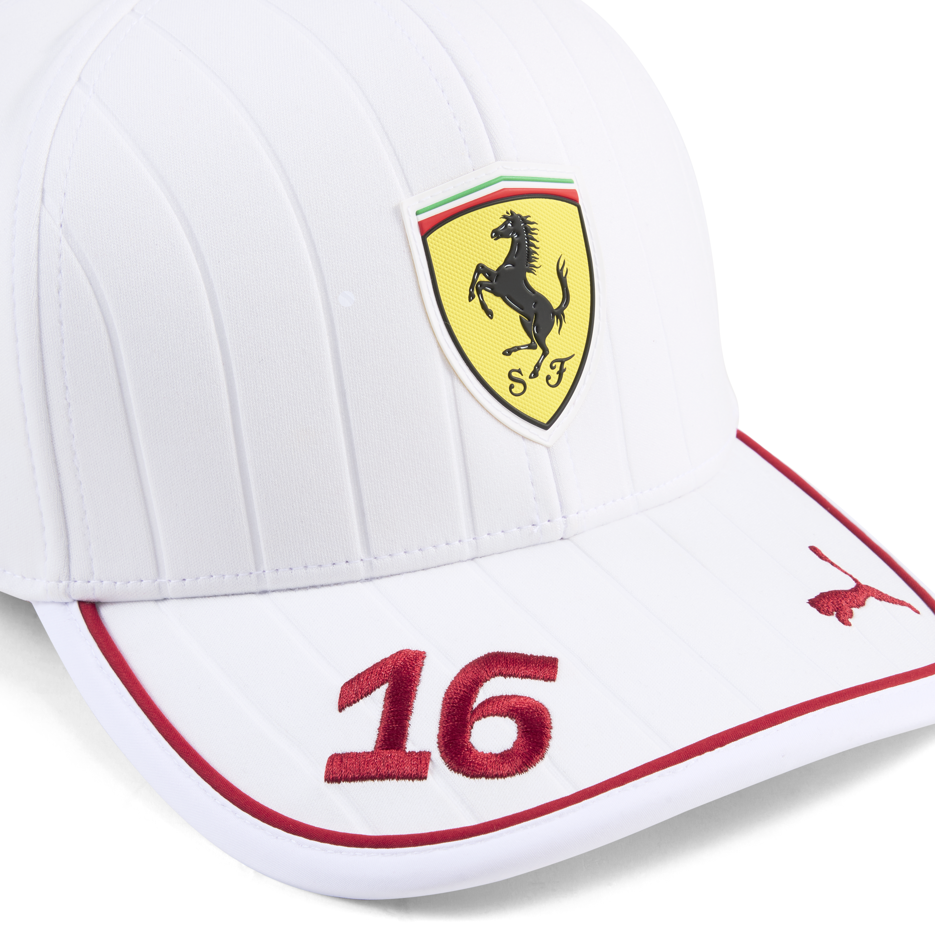 Ferrari, Charles Leclerc, Baseballkappe, weiß 🔥