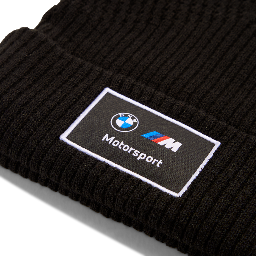 BMW Strickmütze, MMS, Puma, mittlere Passform, schwarz 🔥