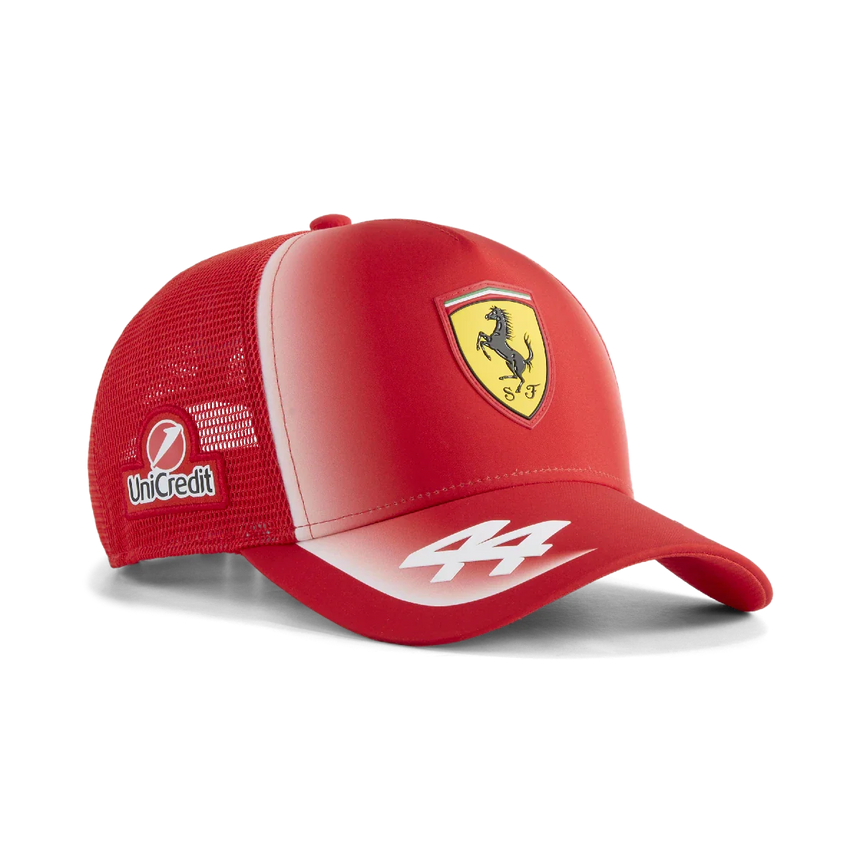 Ferrari Trucker-Cap, Team, Lewis Hamilton, Puma, rot