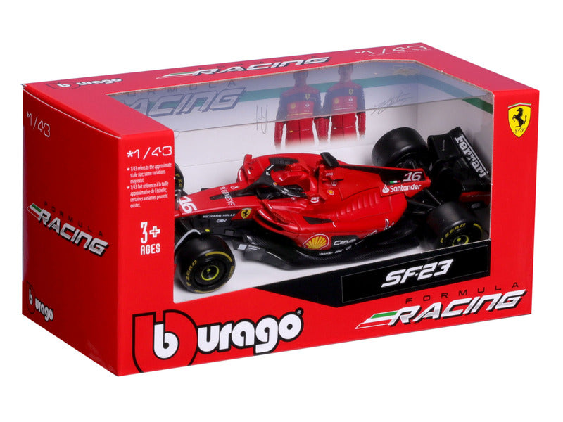 Modelo de coche Ferrari, F1-23, Bburago, 1:43, Charles Leclerc #16, 2023