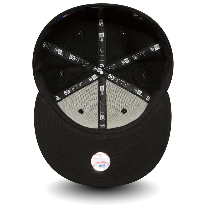 New York Yankees Kappe, New Era, Basic, schwarz