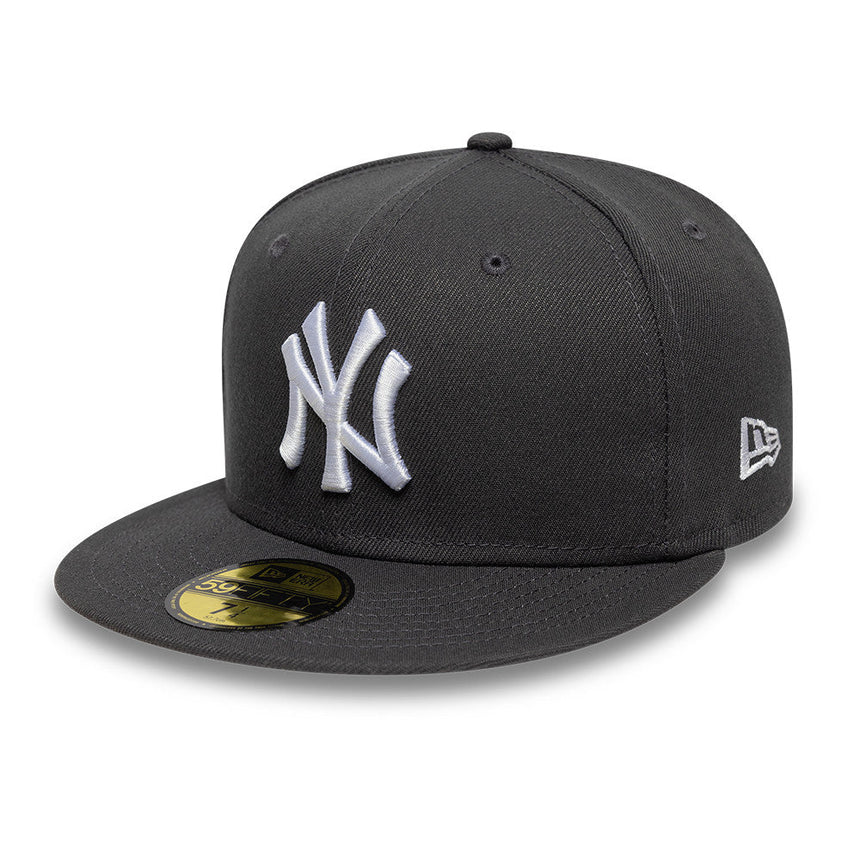 New York Yankees Kappe, New Era, Basic, grau