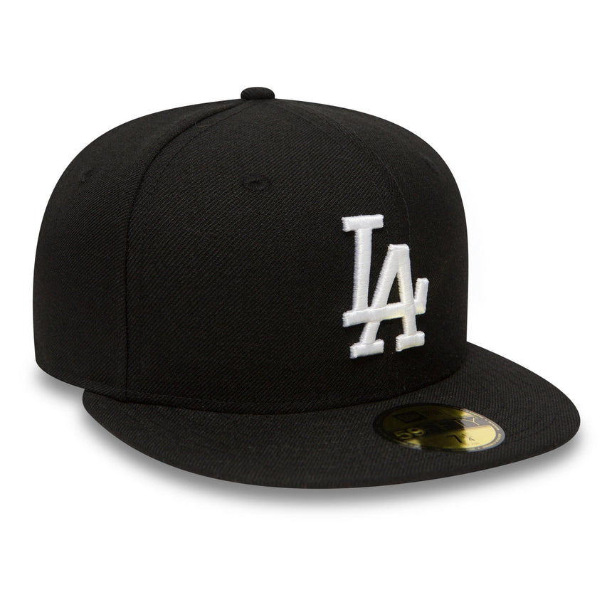 Los Angeles Dodgers Cap, New Era, 59FIFITY, Basic, Schwarz