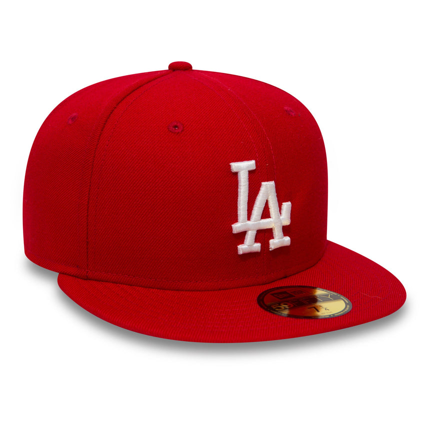 Los Angeles Dodgers Cap, New Era, 59FIFTY, Basic, rot