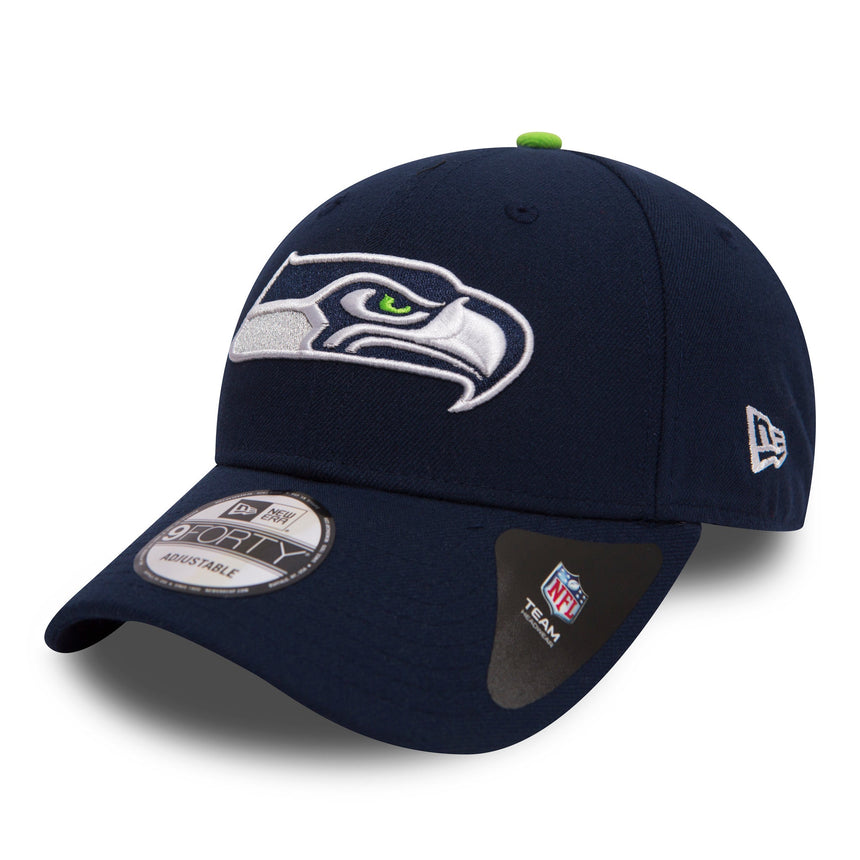 Seattle Seahawks Kappe, Team, New Era, 9FORTY, blau