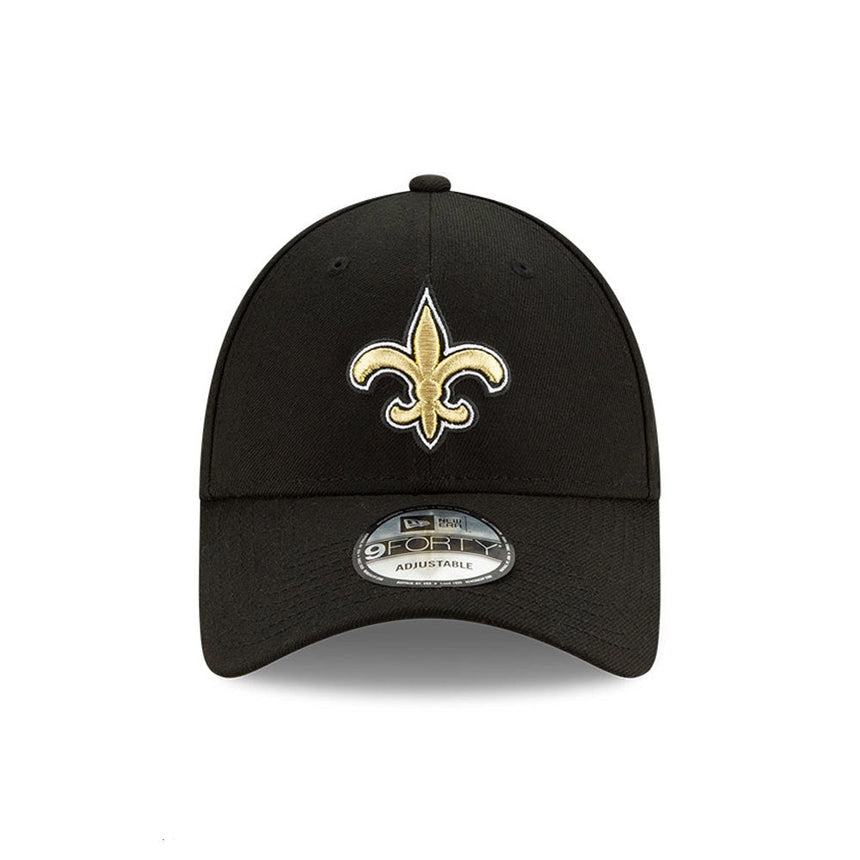 New Orleans Saints Baseballkappe, New Era, 9FORTY, schwarz