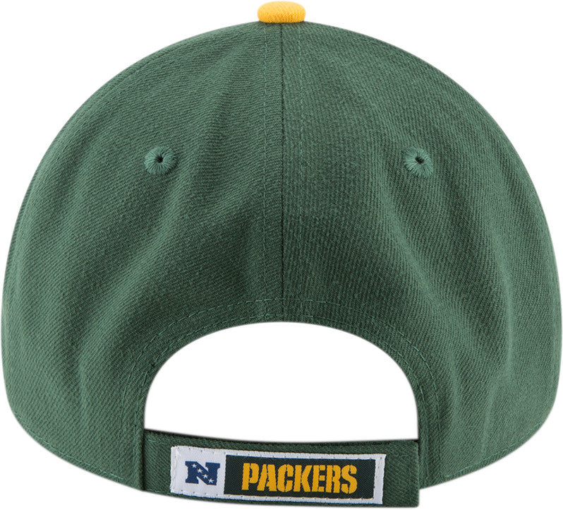 Green Bay Packers Kappe, New Era, 9FORTY, grün