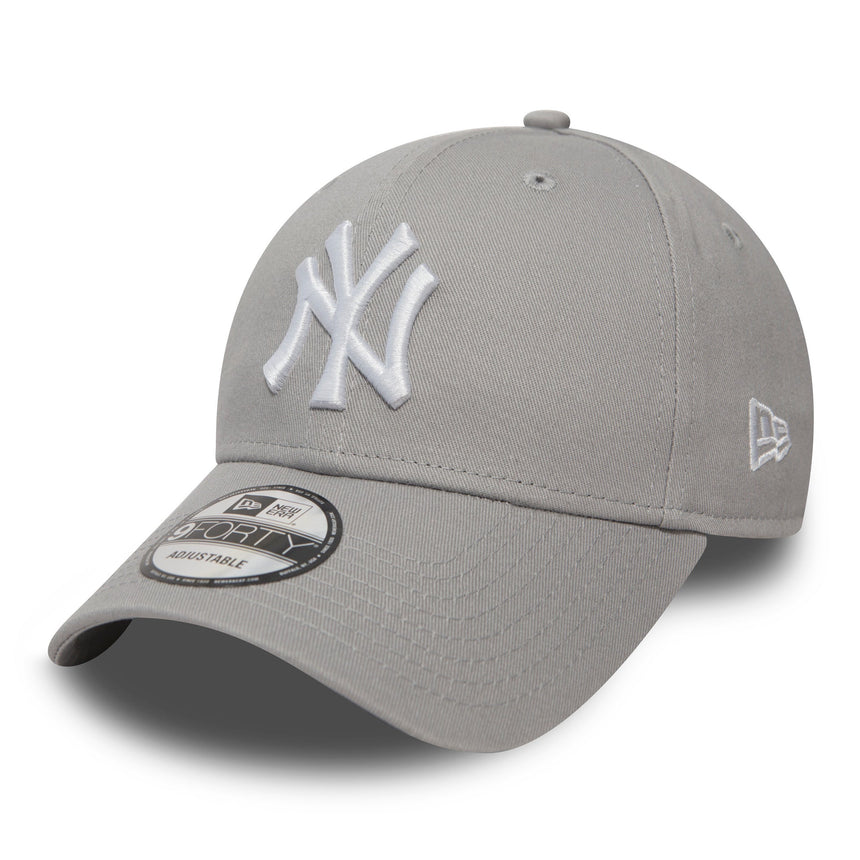 New York Yankees Baseballkappe, New Era 9FORTY, grau