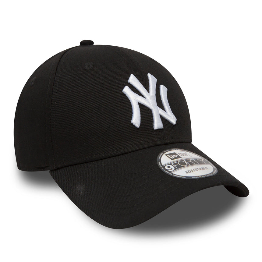 New York Yankees Baseballkappe, New Era 9FORTY, schwarz