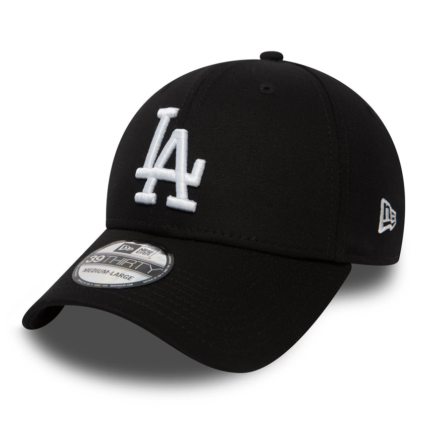 Los Angeles Dodgers Kappe, New Era, 39THIRTY, essentiell, schwarz