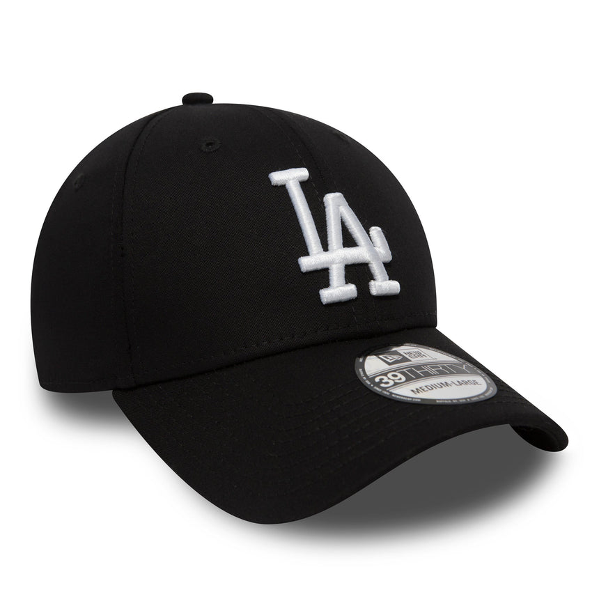 Los Angeles Dodgers Kappe, New Era, 39THIRTY, essentiell, schwarz