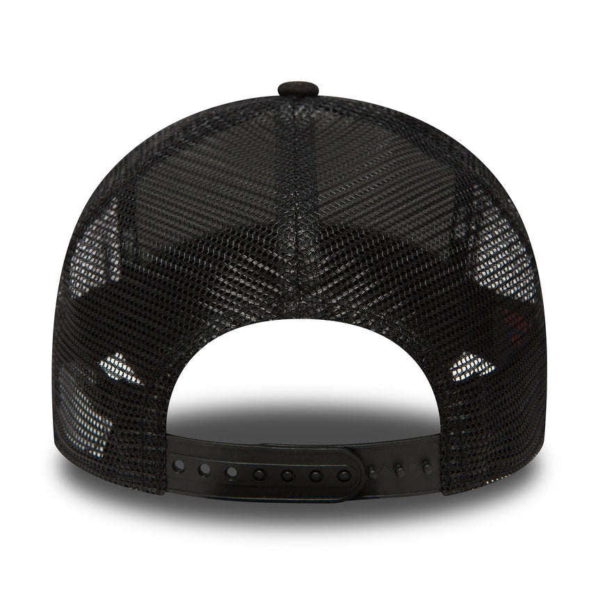 New York Yankees Cap, New Era, Trucker, Vollschwarz