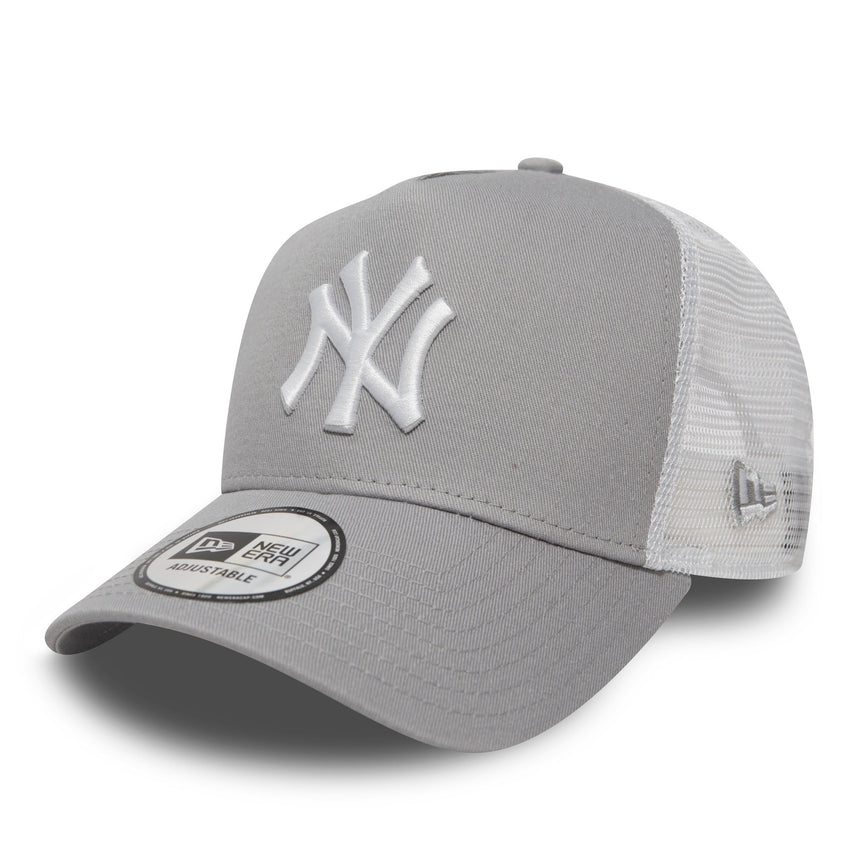 New York Yankees-Kappe, New Era, Trucker-Kappe, grau