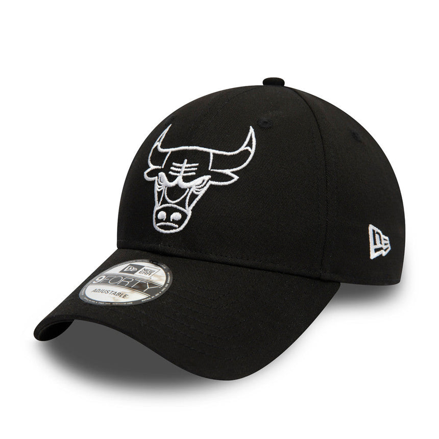 Chicago Bulls Kappe, New Era, 9FORTY, essentiell, schwarz