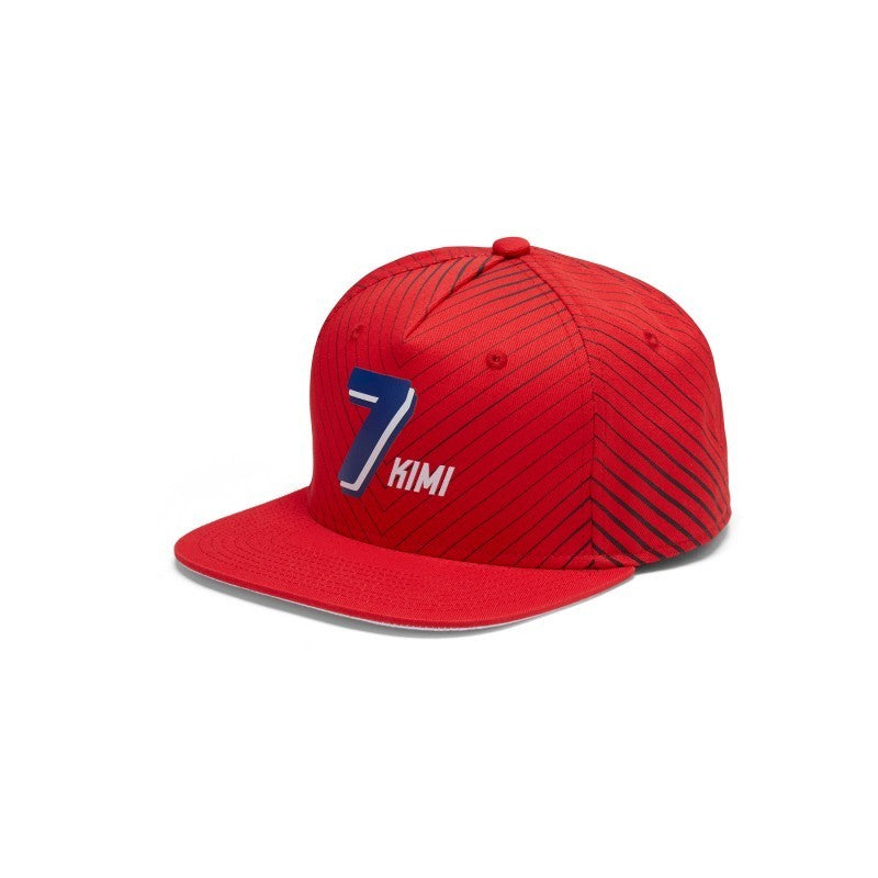 2018, Rot, Erwachsene, Ferrari Räikkönen Flatbrim Kappe - FansBRANDS®