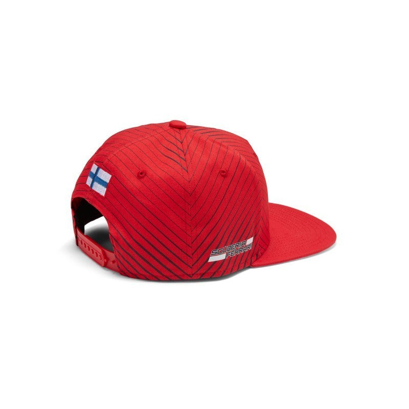 2018, Rot, Erwachsene, Ferrari Räikkönen Flatbrim Kappe - FansBRANDS®