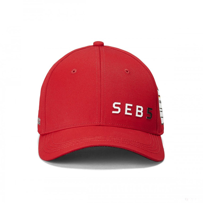 2019, Rot, Erwachsene, Ferrari Sebastian Vettel SEB5 Baseballmütze - FansBRANDS®