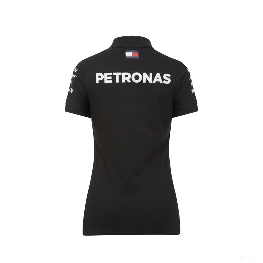 2018, Schwarz, Mercedes Damen Team Polo Hemd - FansBRANDS®
