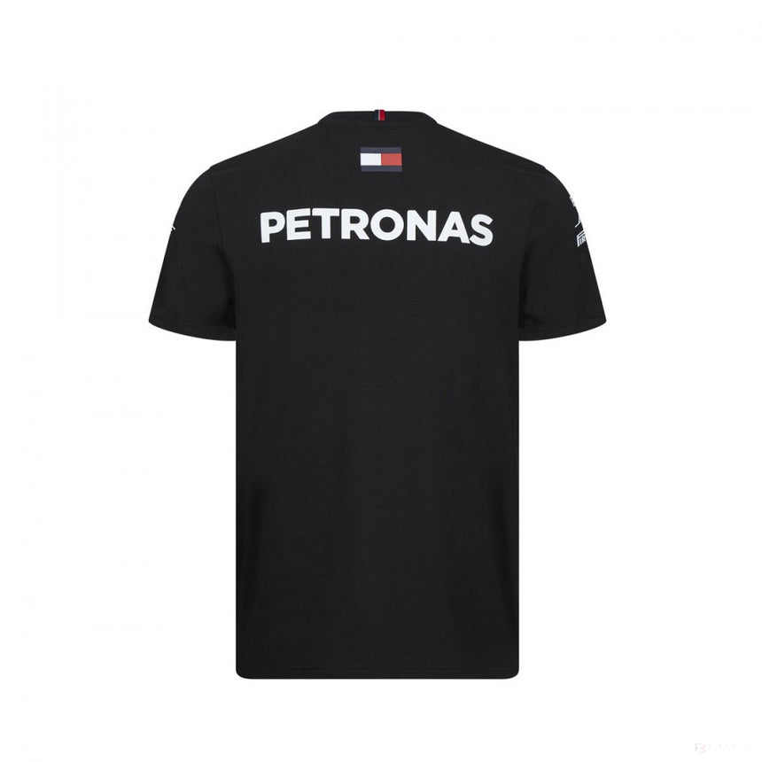 2019, Schwarz, Mercedes Round Neck Team T-Shirt - FansBRANDS®