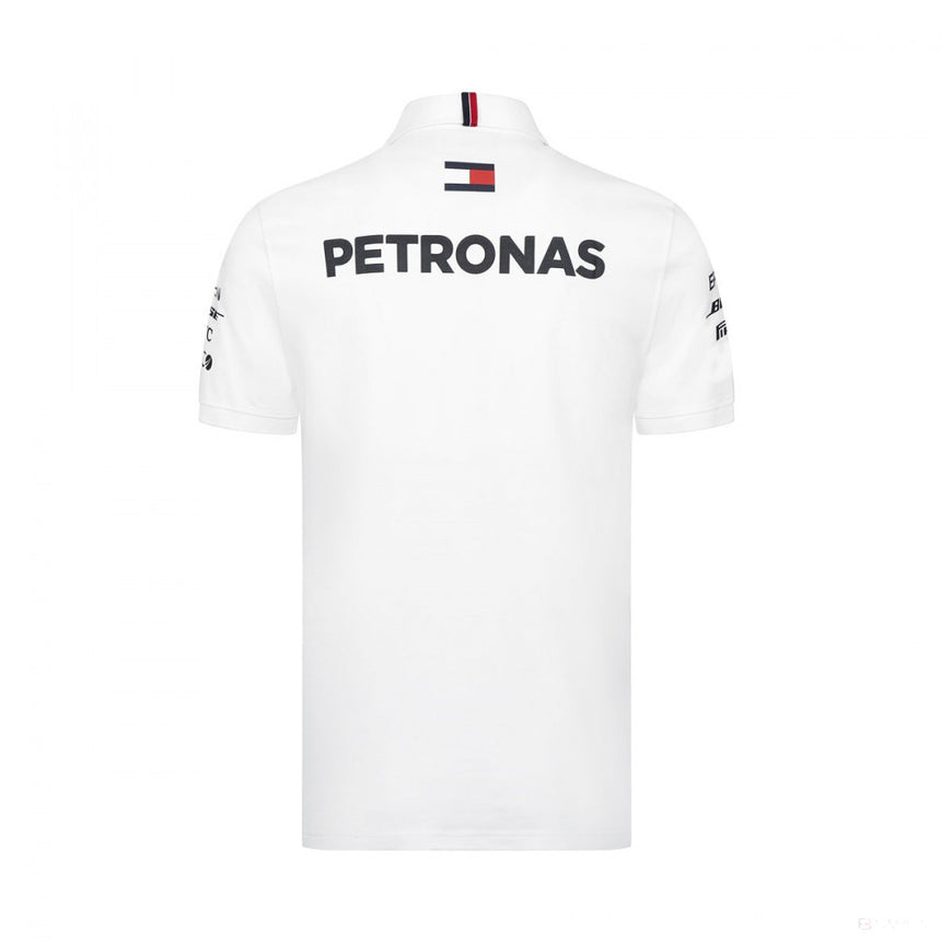 2019, Weiß, Mercedes Team Polo Hemd - FansBRANDS®