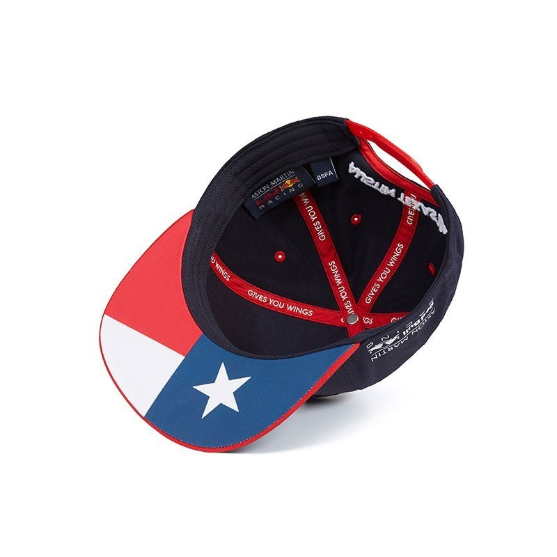 2018, Blau, Erwachsene, Red Bull USA GP Flatbrim Kappe - FansBRANDS®