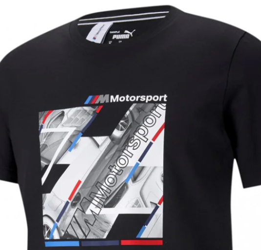 Camiseta gráfica Puma BMW MMS negra 2021