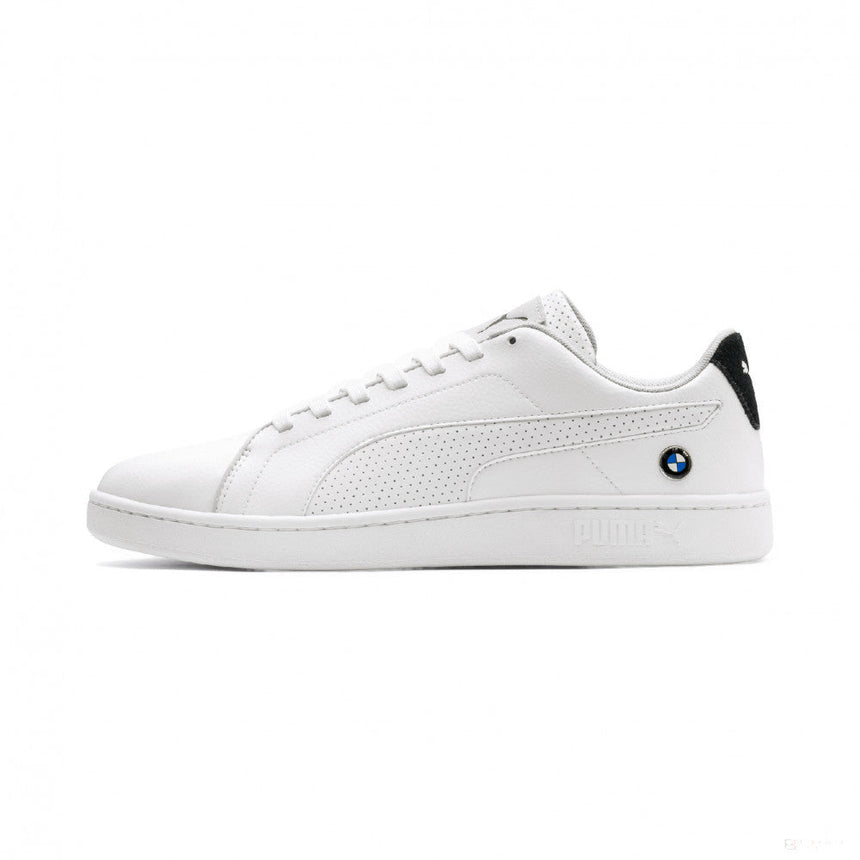 Zapatillas BMW Puma MMS Smash V2, blancas, 2019