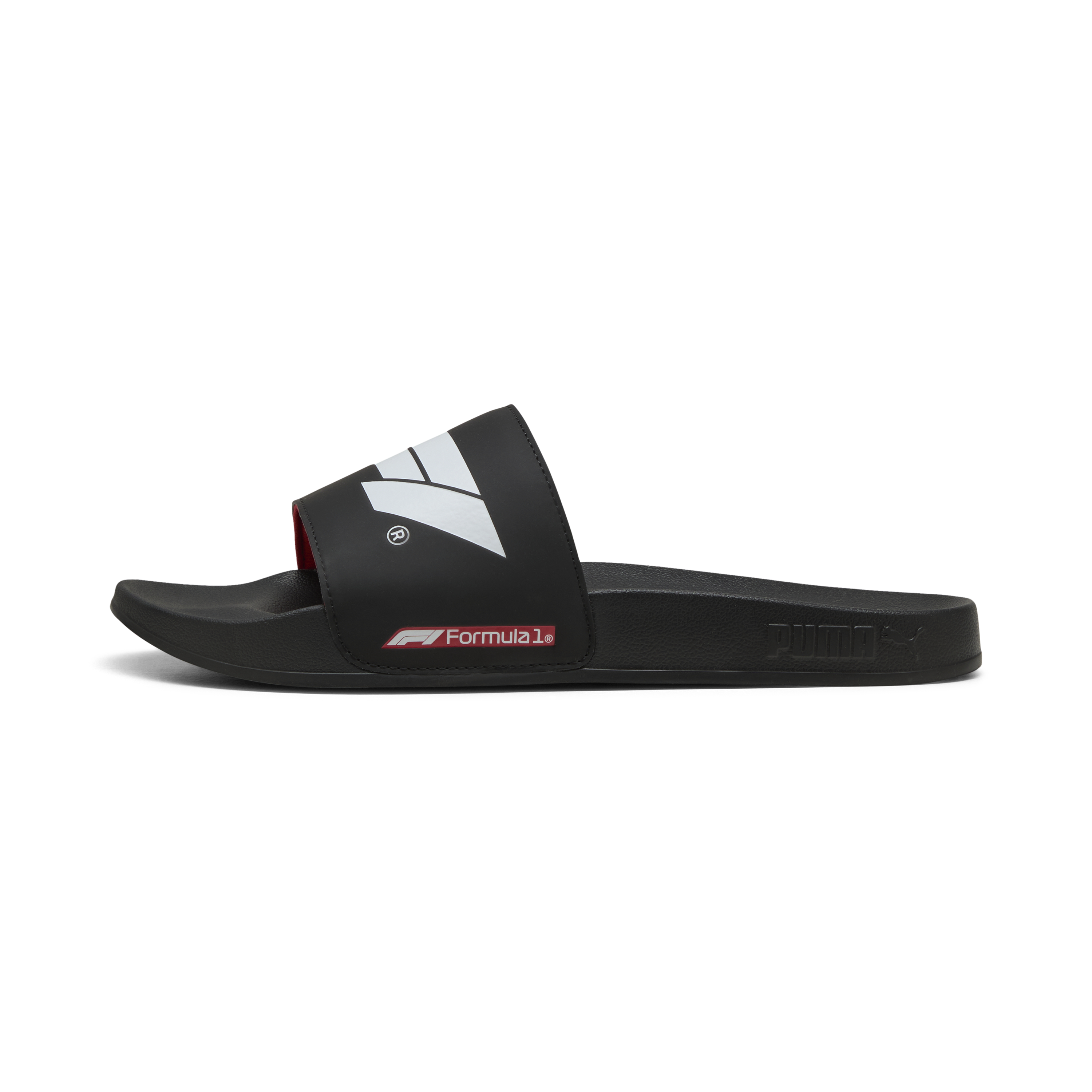 F1 Logo Pantoffel, Puma, Leadcat 2.0, schwarz