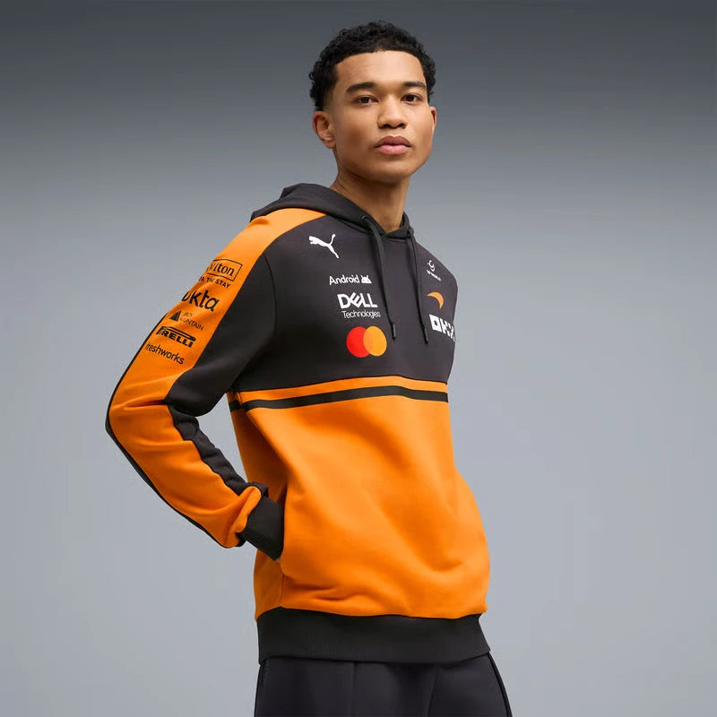 McLaren Kapuzenpullover, Team, Papaya, 2026