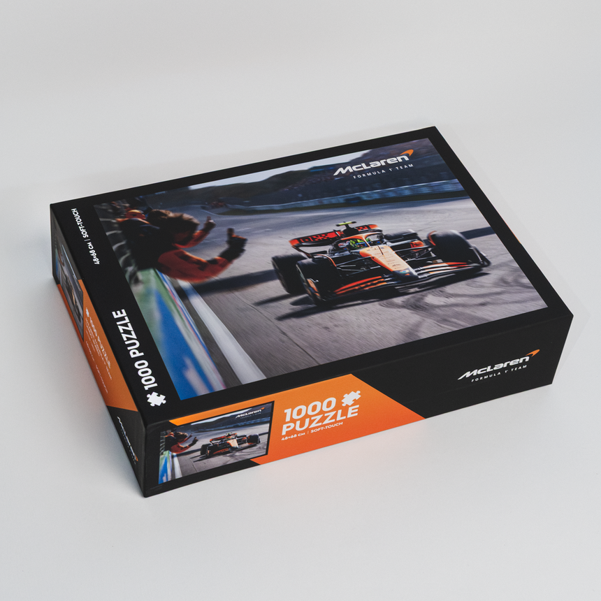 McLaren Formula 1® Team, Puzzle, Lando Norris, Siegerposter, 1000 Teile