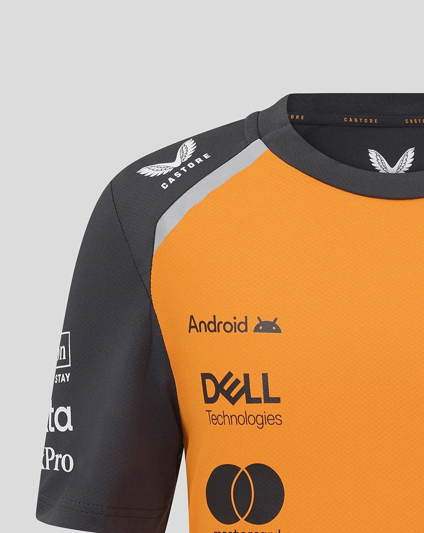Camiseta con la configuración del equipo McLaren F1, Oscar Piastri, para niños 🔥