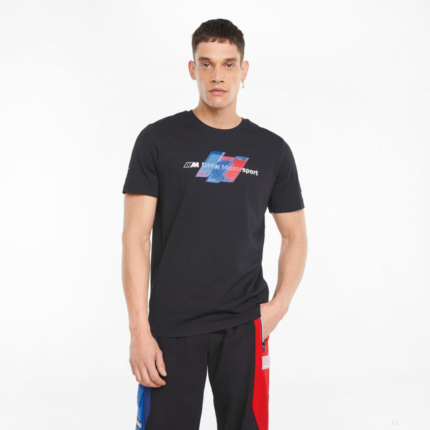 2021, Schwarz, Puma BMW Motorsport Logo T-Shirt - FansBRANDS®
