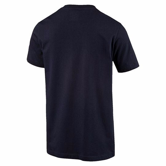 2017, Blau, Puma BMW Round Neck Logo Graphic T-shirt - FansBRANDS®