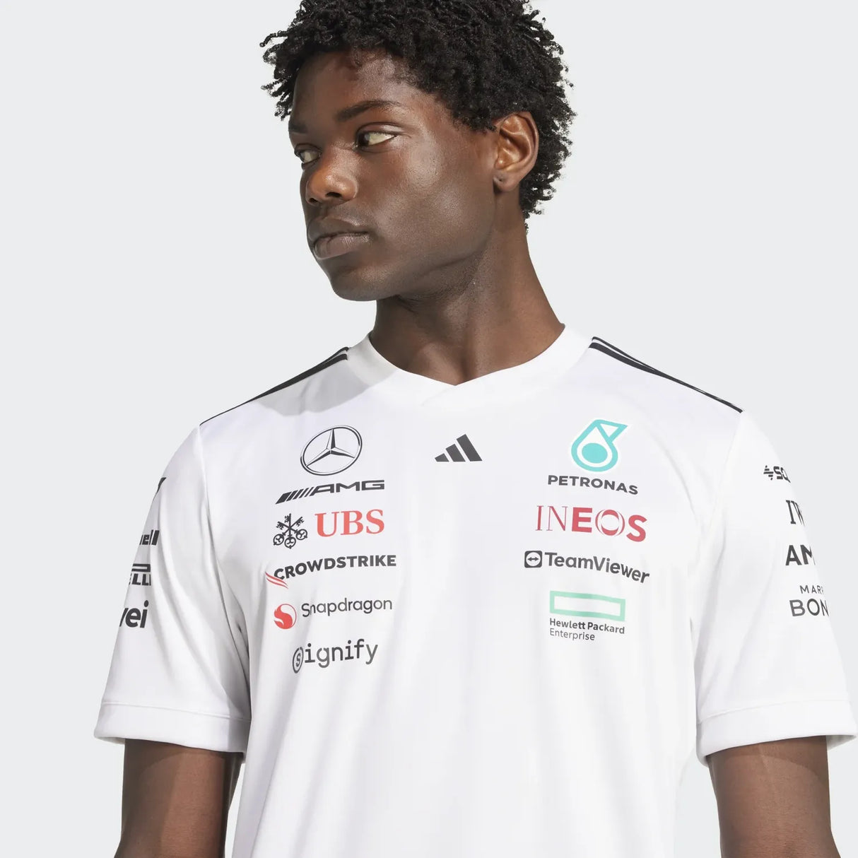 Mercedes Fahrer Kurzarm-T-Shirt 🔥