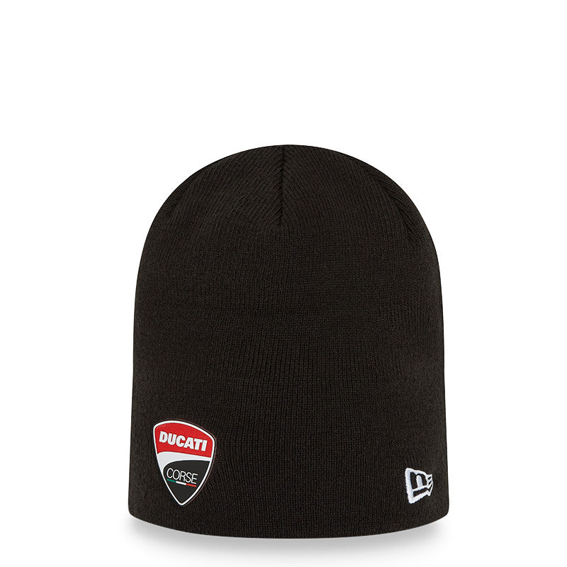 Ducati-Mütze, gummiertes Logo, New Era, schwarz
