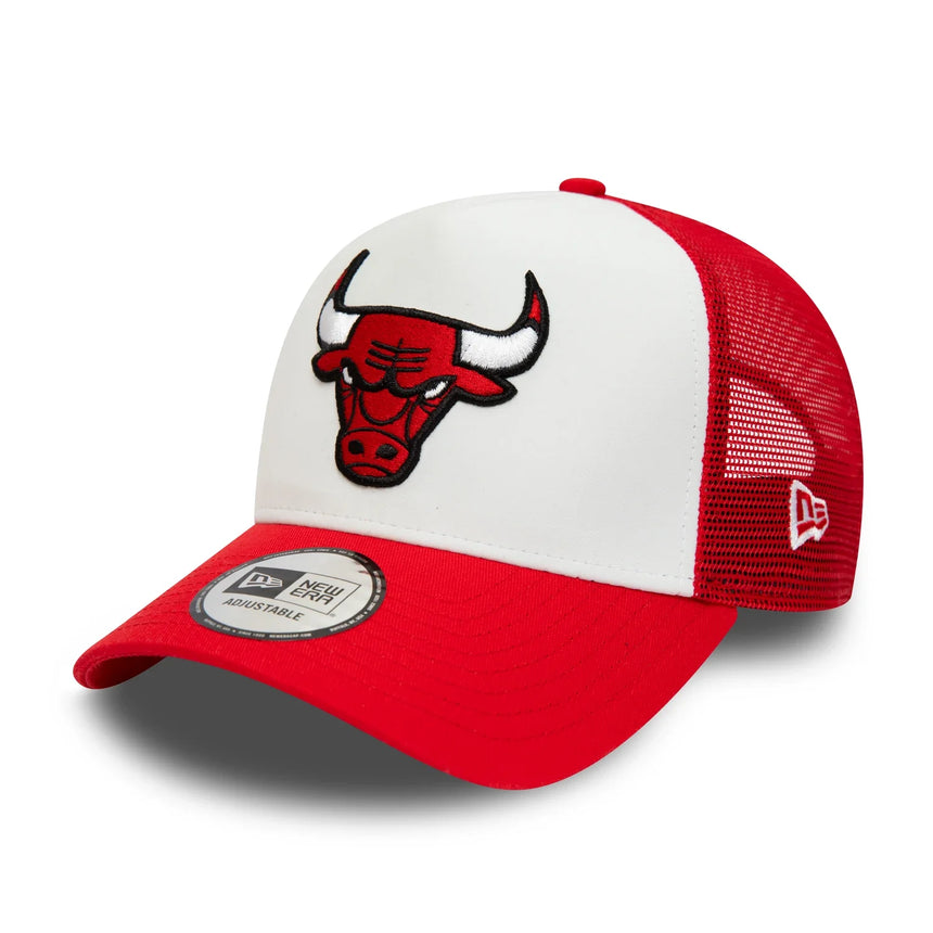 Chicago Bulls Kappe, New Era, Trucker-Kappe, Weiß