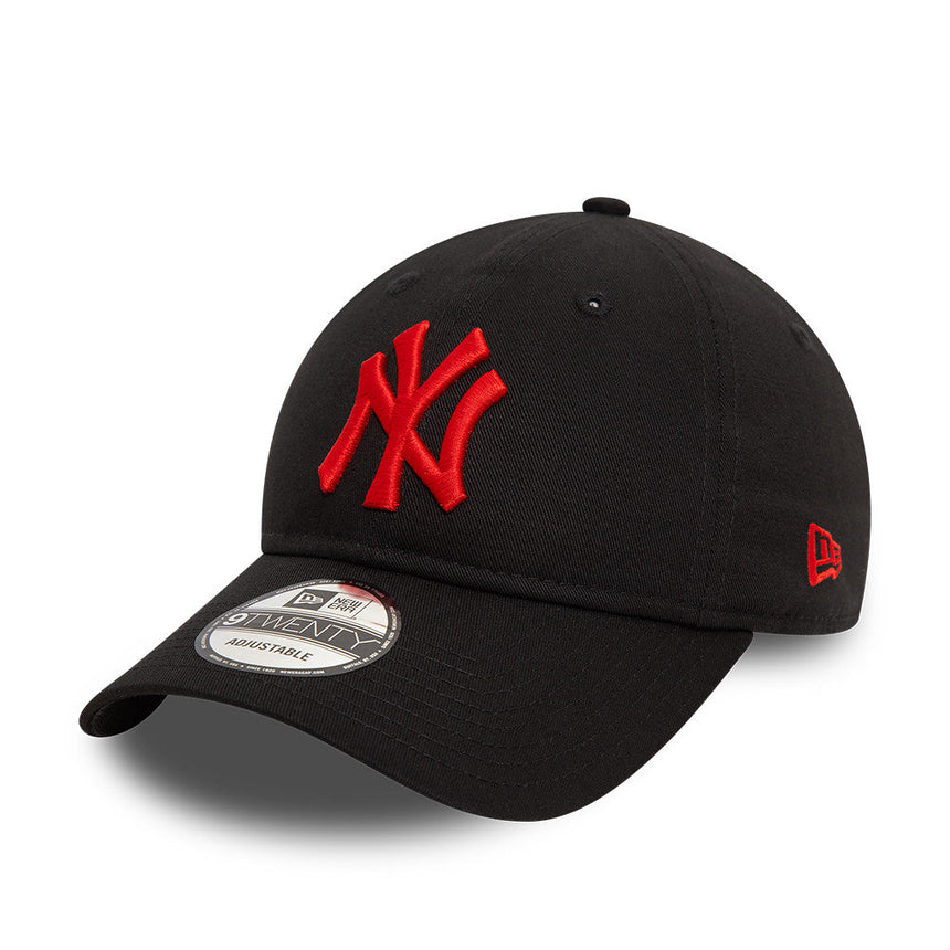New York Yankees Kappe, rotes Logo, New Era, 9TWENTY, wesentlich, schwarz