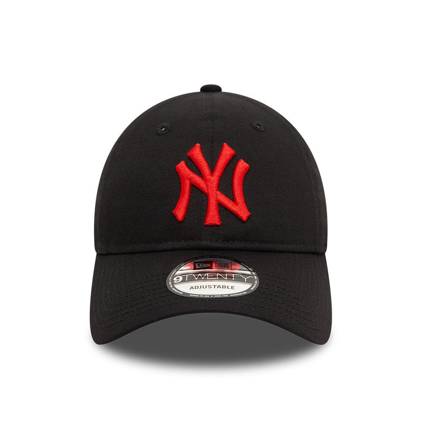 New York Yankees Kappe, rotes Logo, New Era, 9TWENTY, wesentlich, schwarz
