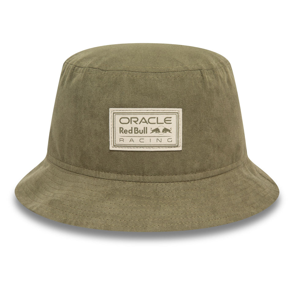 Red Bull Bucket Hat, New Era, suede, conical, green