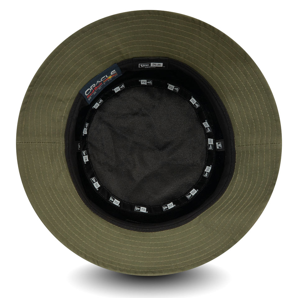 Red Bull Bucket Hat, New Era, suede, conical, green
