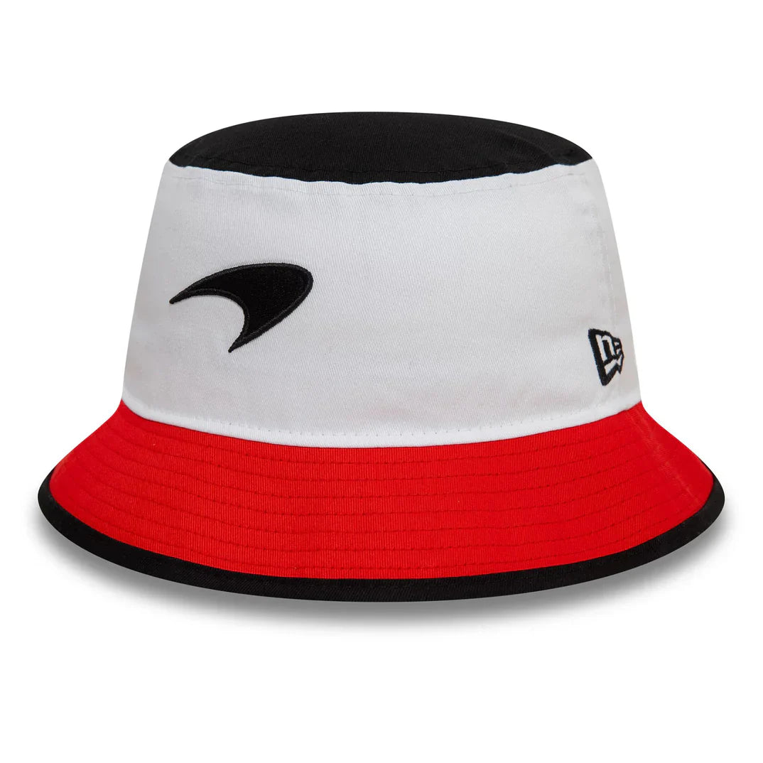 McLaren bucket hat, New Era, Monaco, conical, red