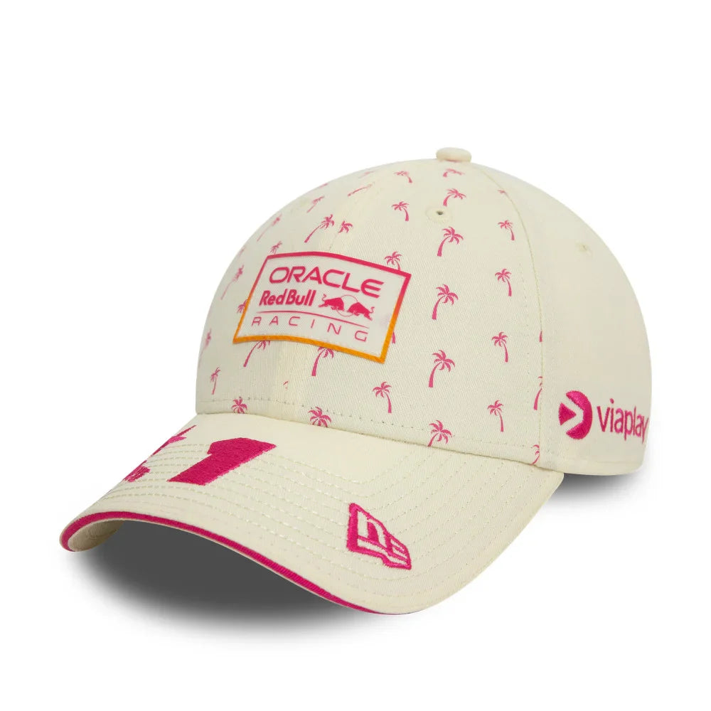 Red Bull Cap, New Era, 9FORTY, Max Verstappen, Miami SE, white