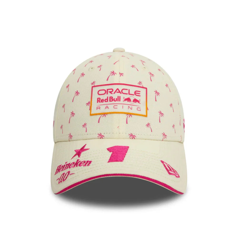 Red Bull Cap, New Era, 9FORTY, Max Verstappen, Miami SE, white