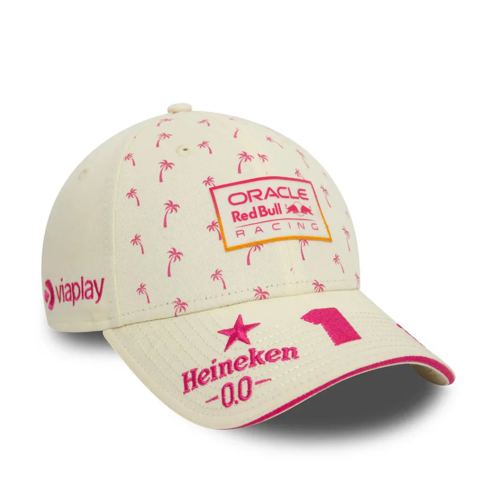 Red Bull Cap, New Era, 9FORTY, Max Verstappen, Miami SE, white