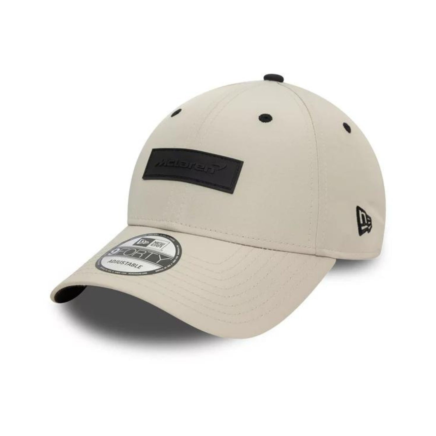 McLaren cap, New Era, rubber logo, gray