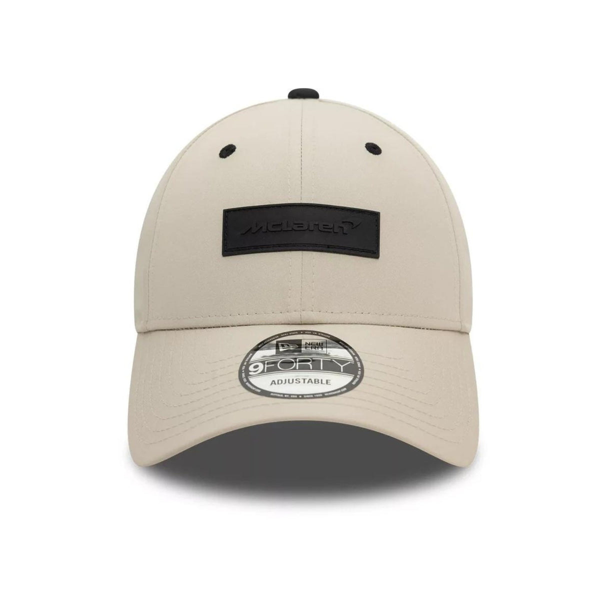 McLaren cap, New Era, rubber logo, gray